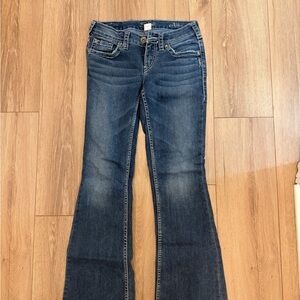 Y2K Silver Women's Blue Jeans